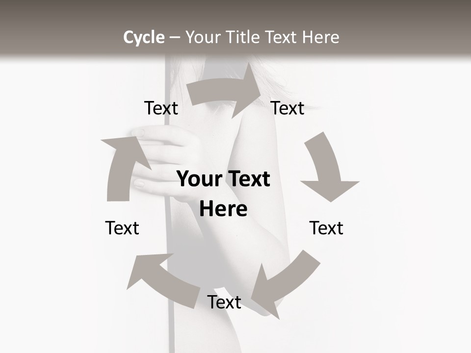Nudity Pregnant Motherhood PowerPoint Template