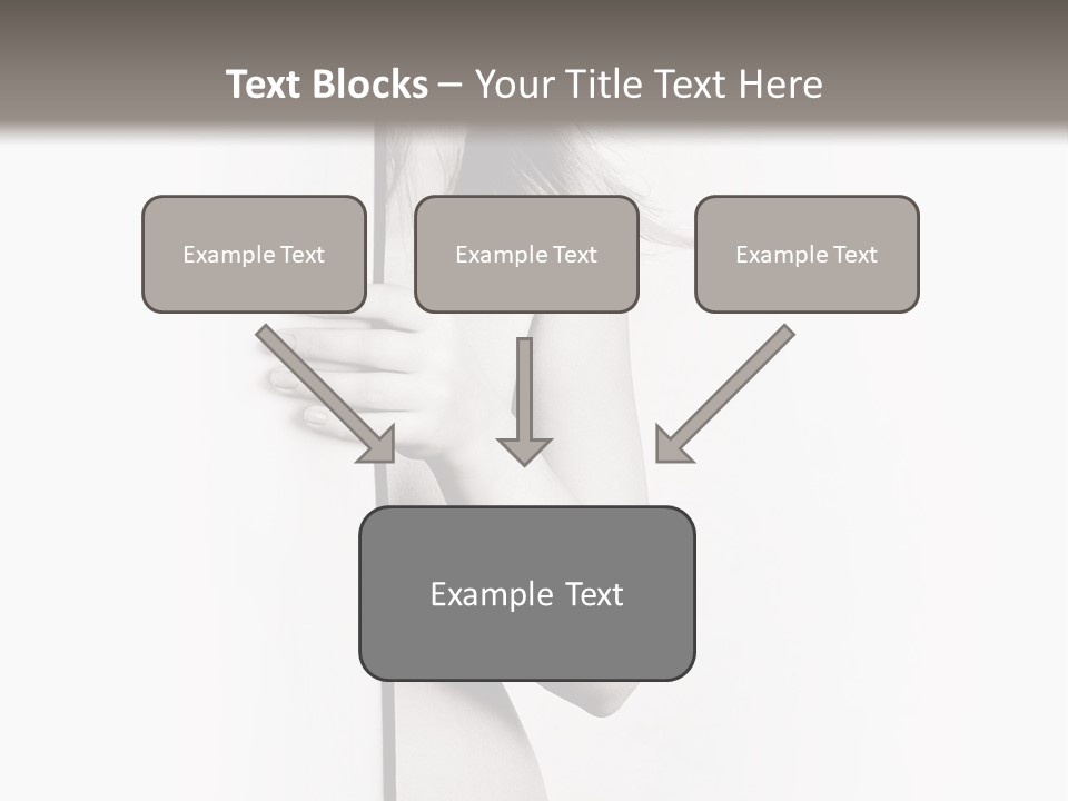 Nudity Pregnant Motherhood PowerPoint Template