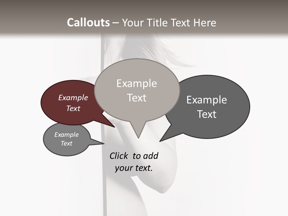 Nudity Pregnant Motherhood PowerPoint Template