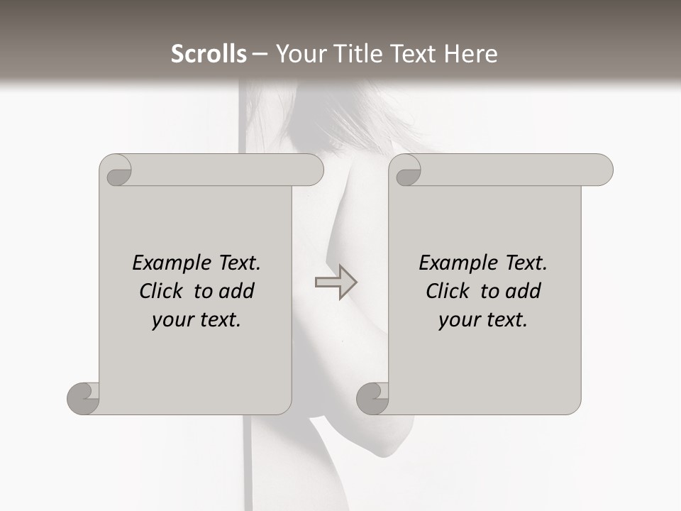 Nudity Pregnant Motherhood PowerPoint Template