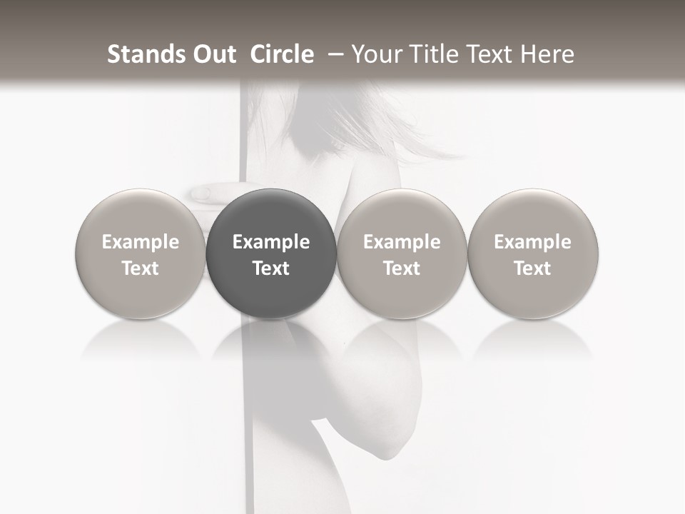 Nudity Pregnant Motherhood PowerPoint Template