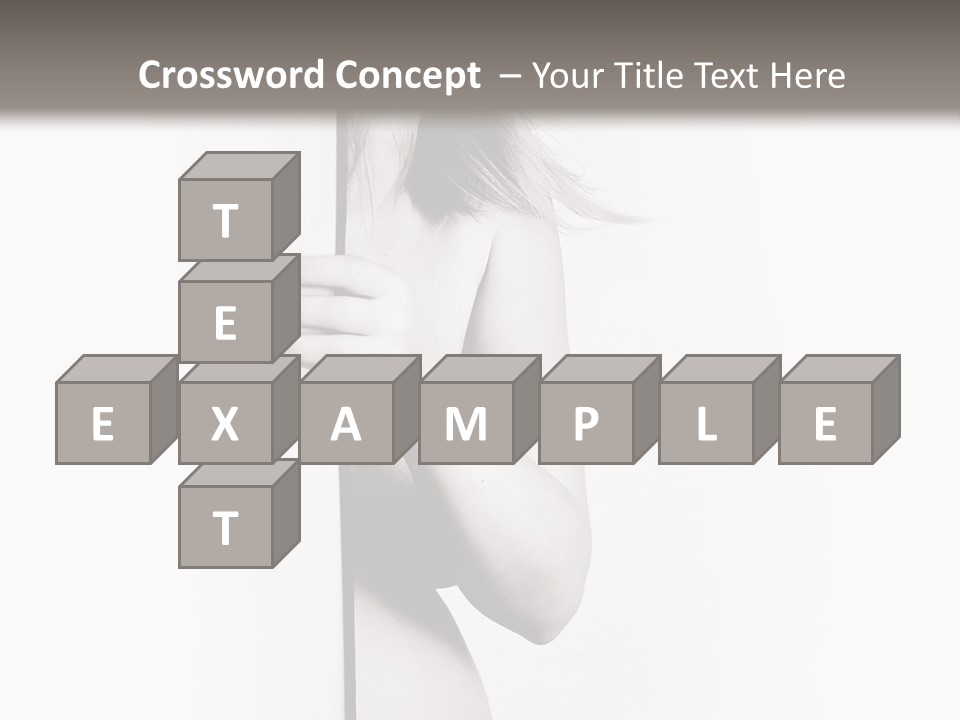 Nudity Pregnant Motherhood PowerPoint Template