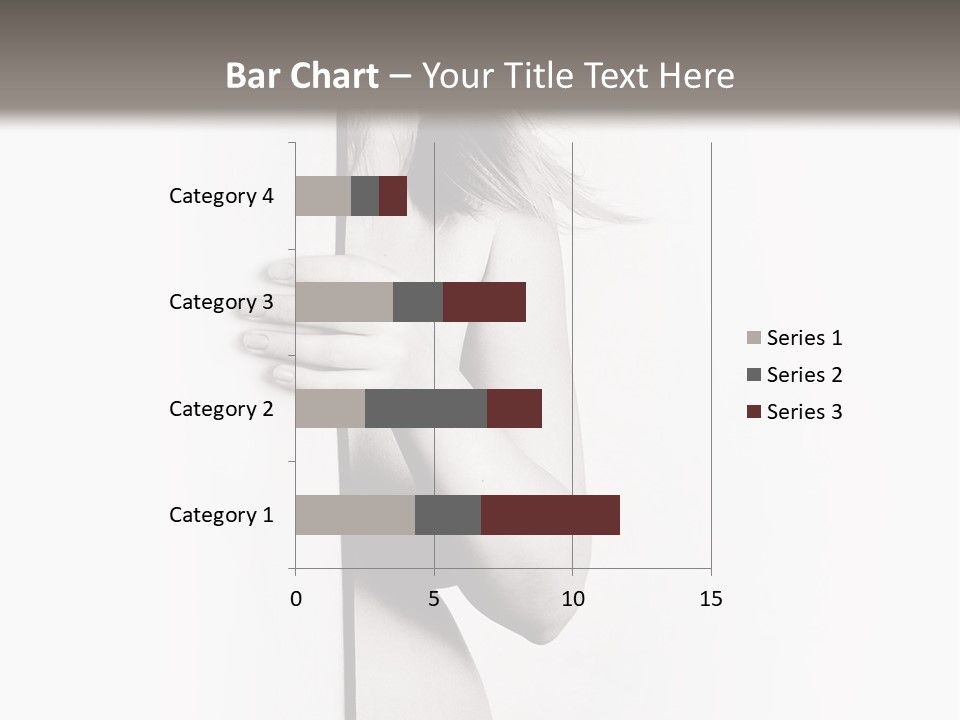 Nudity Pregnant Motherhood PowerPoint Template