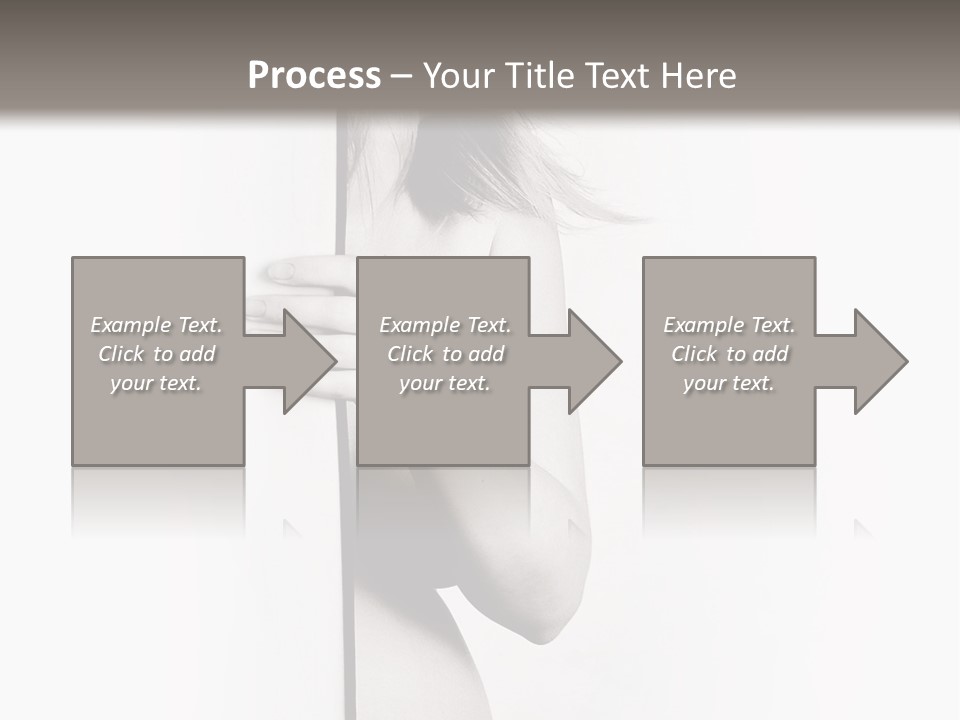 Nudity Pregnant Motherhood PowerPoint Template