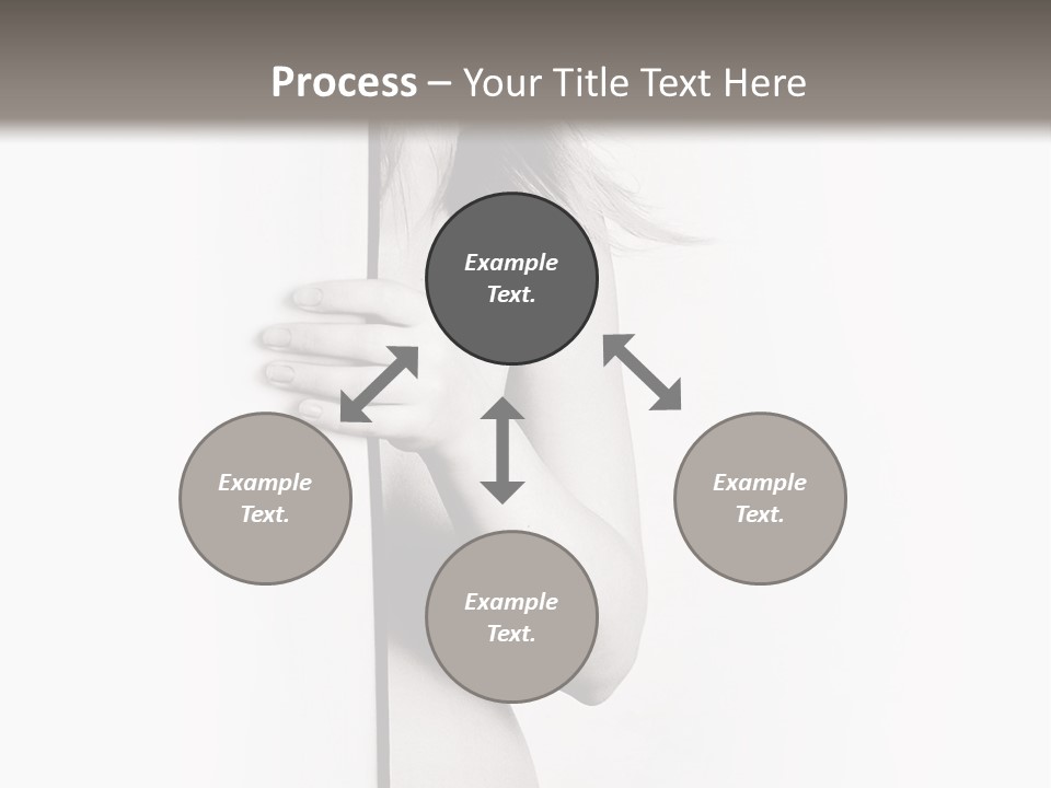 Nudity Pregnant Motherhood PowerPoint Template