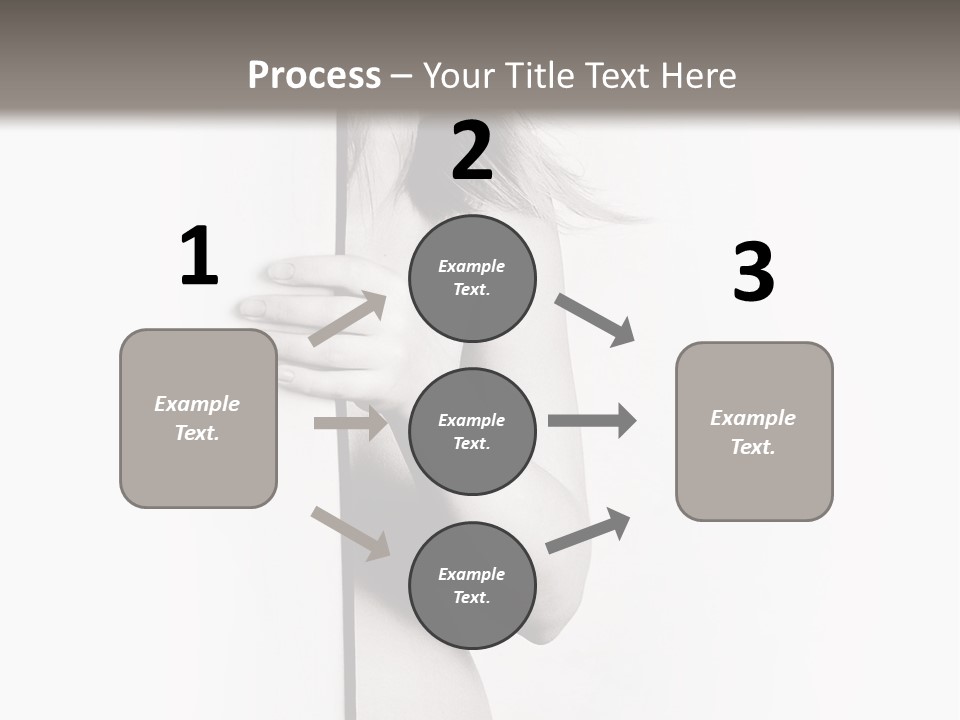 Nudity Pregnant Motherhood PowerPoint Template