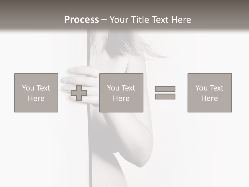 Nudity Pregnant Motherhood PowerPoint Template