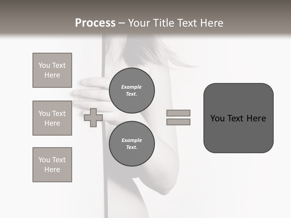 Nudity Pregnant Motherhood PowerPoint Template