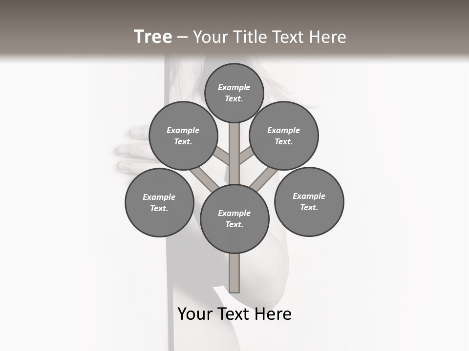 Nudity Pregnant Motherhood PowerPoint Template
