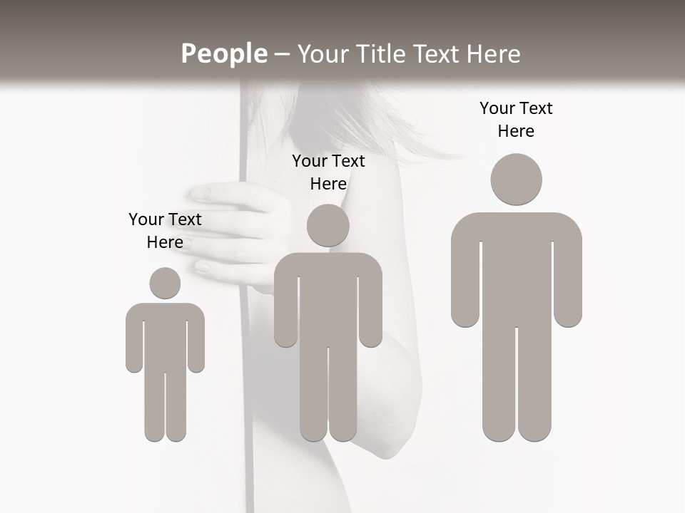 Nudity Pregnant Motherhood PowerPoint Template