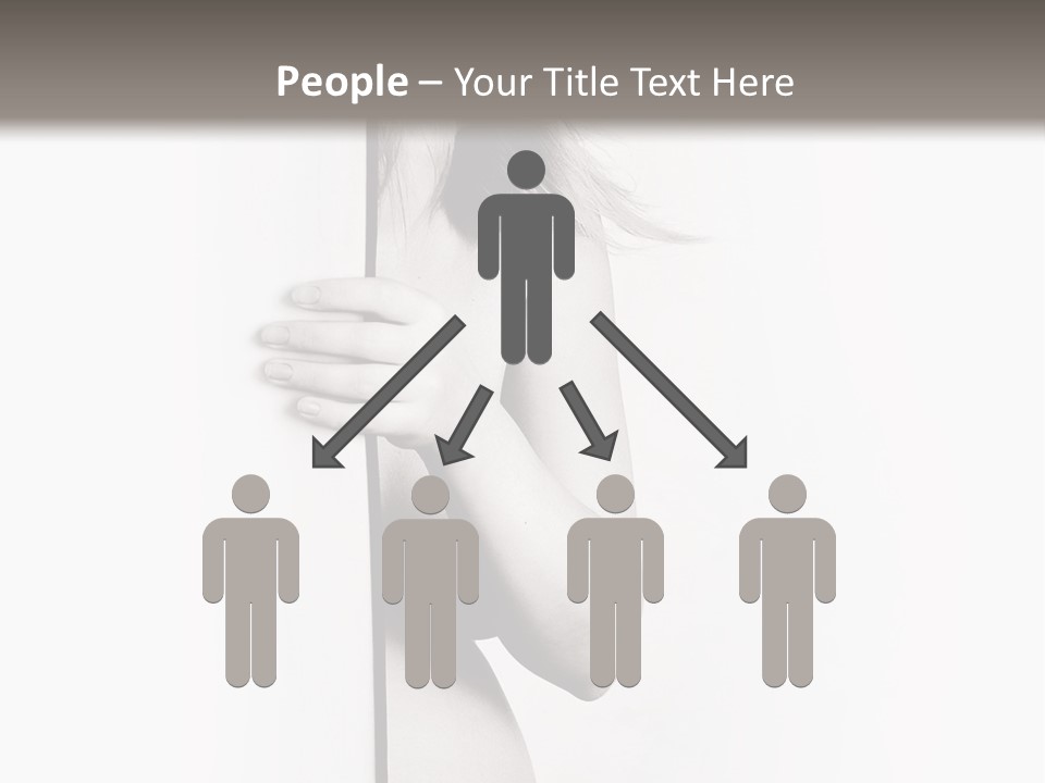 Nudity Pregnant Motherhood PowerPoint Template