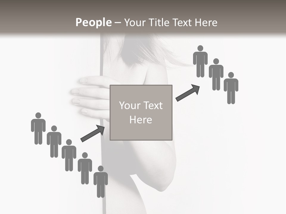 Nudity Pregnant Motherhood PowerPoint Template