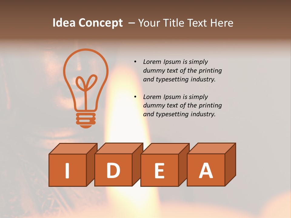 Calm Buddhism Calmness PowerPoint Template