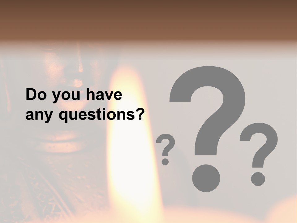 Calm Buddhism Calmness PowerPoint Template