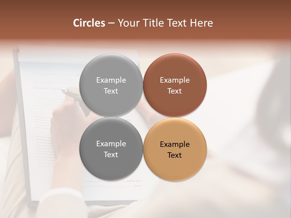 Pen Medical Diagnose PowerPoint Template