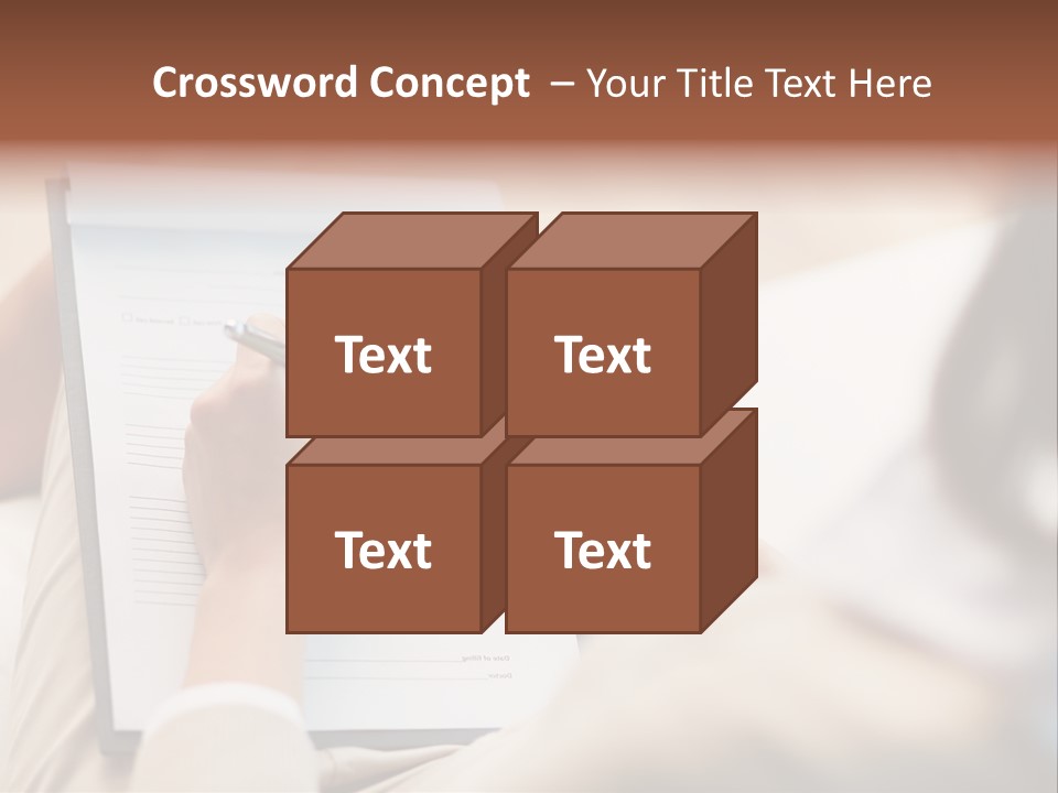 Pen Medical Diagnose PowerPoint Template