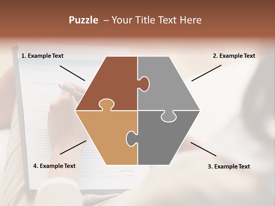 Pen Medical Diagnose PowerPoint Template