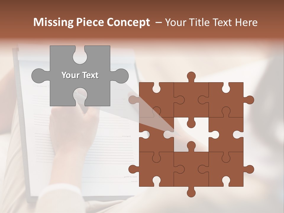 Pen Medical Diagnose PowerPoint Template