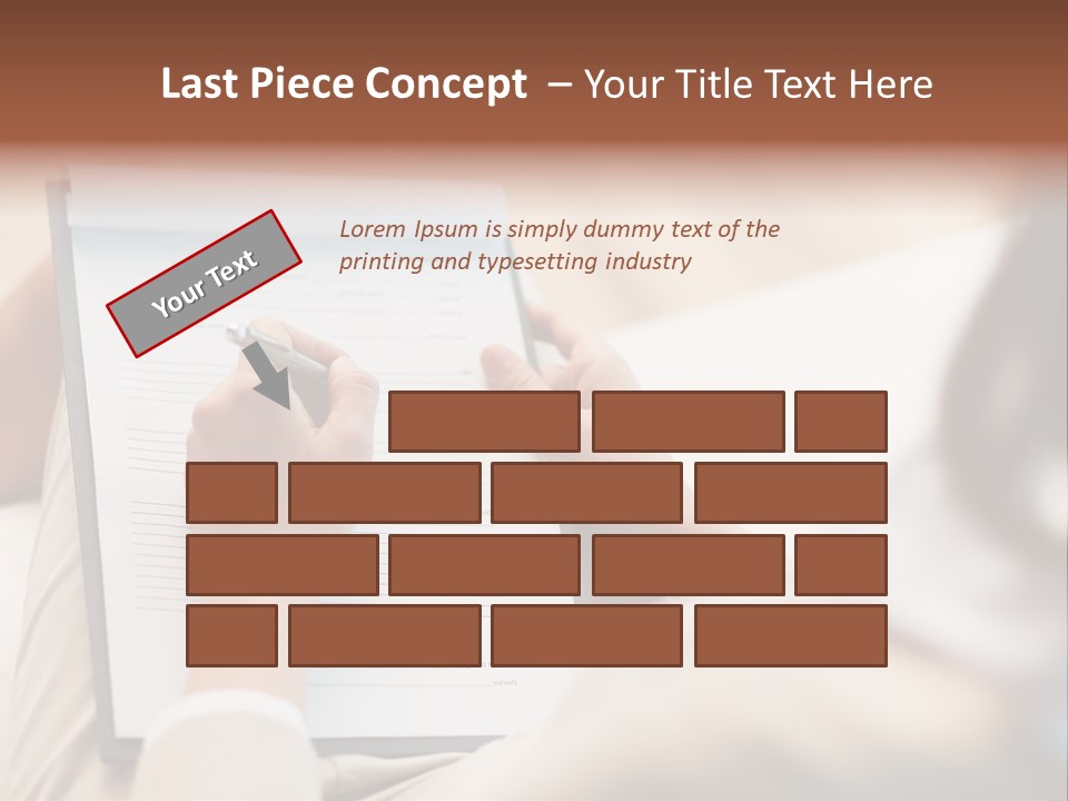 Pen Medical Diagnose PowerPoint Template