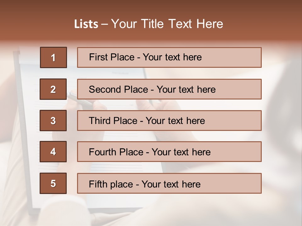 Pen Medical Diagnose PowerPoint Template