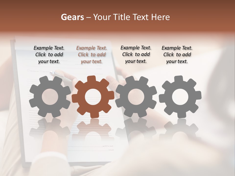 Pen Medical Diagnose PowerPoint Template