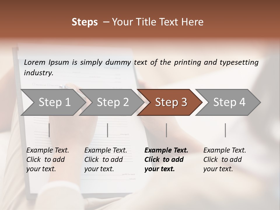 Pen Medical Diagnose PowerPoint Template