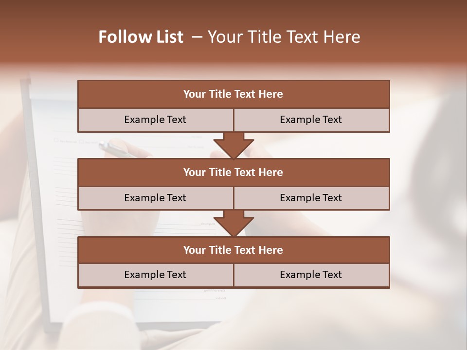 Pen Medical Diagnose PowerPoint Template