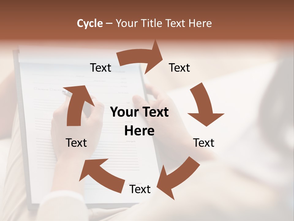 Pen Medical Diagnose PowerPoint Template