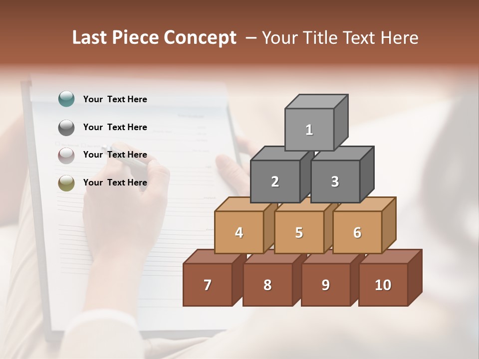 Pen Medical Diagnose PowerPoint Template