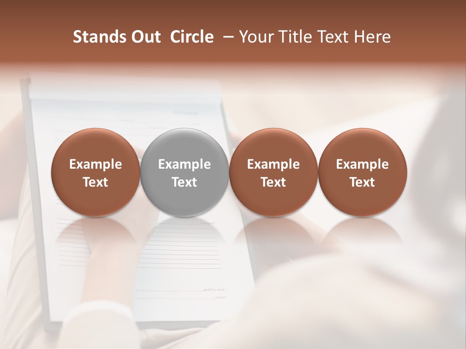 Pen Medical Diagnose PowerPoint Template