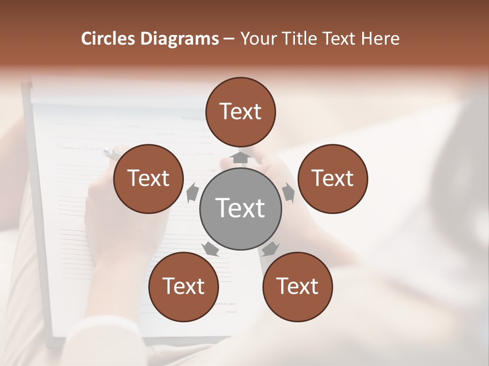 Pen Medical Diagnose PowerPoint Template