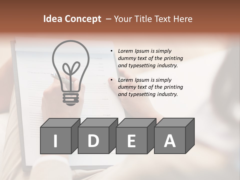 Pen Medical Diagnose PowerPoint Template