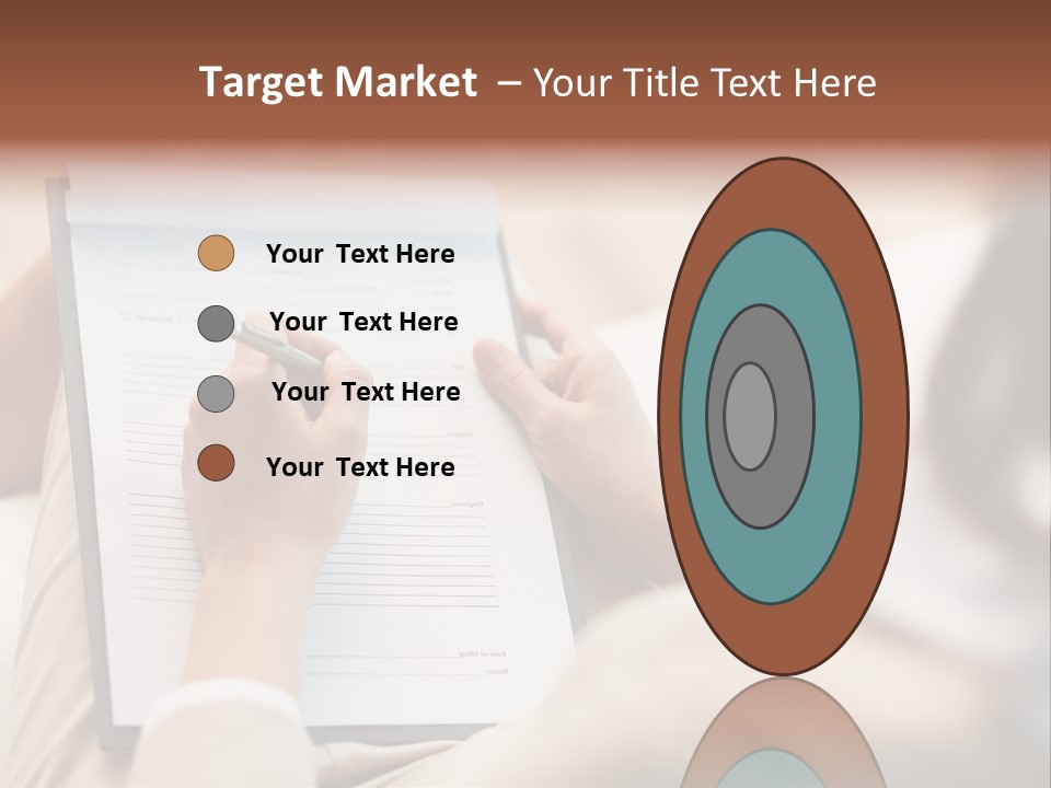 Pen Medical Diagnose PowerPoint Template