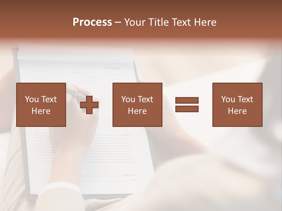 Pen Medical Diagnose PowerPoint Template