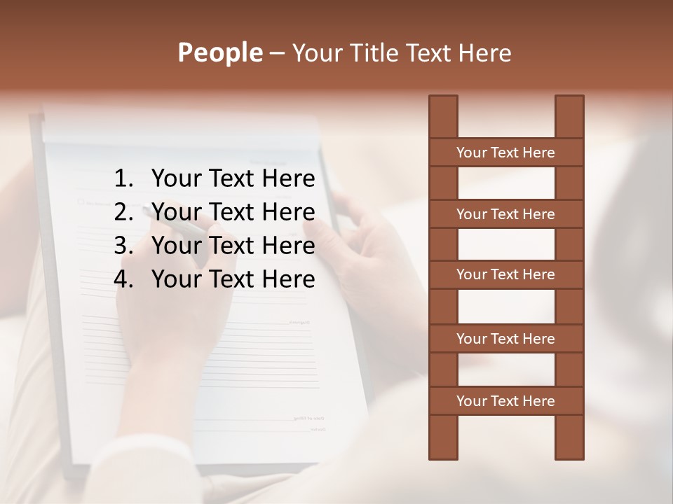 Pen Medical Diagnose PowerPoint Template