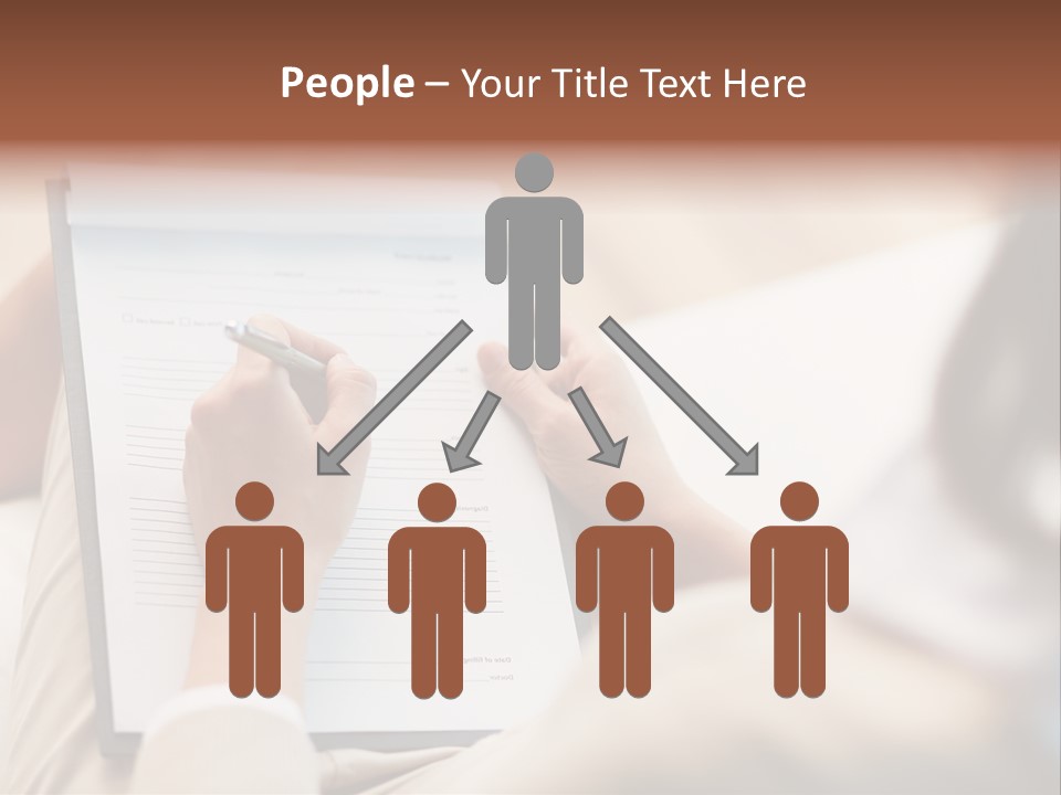 Pen Medical Diagnose PowerPoint Template