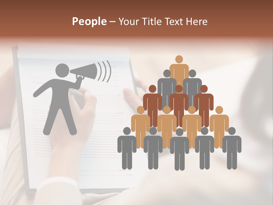 Pen Medical Diagnose PowerPoint Template