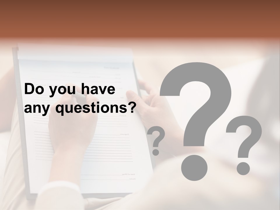 Pen Medical Diagnose PowerPoint Template