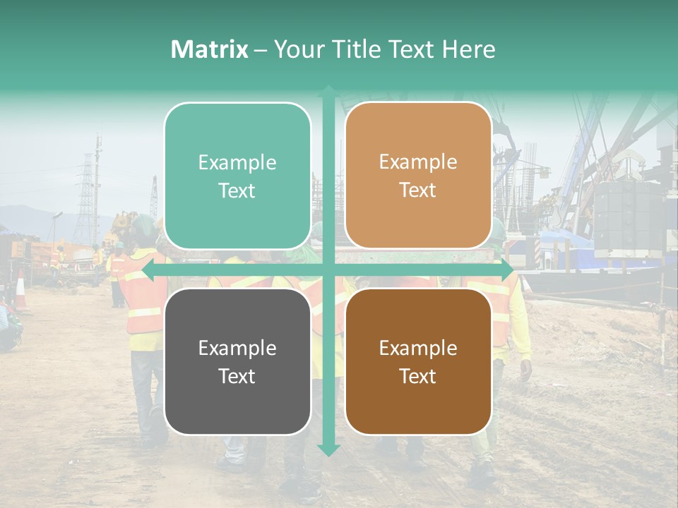 Site Unity Crane PowerPoint Template