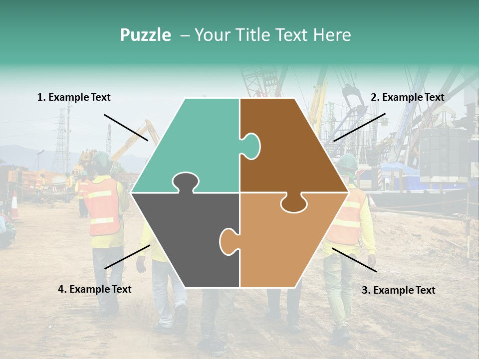 Site Unity Crane PowerPoint Template