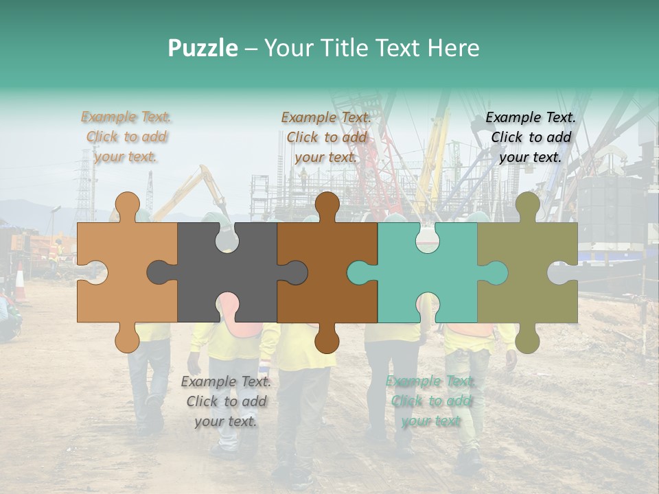Site Unity Crane PowerPoint Template