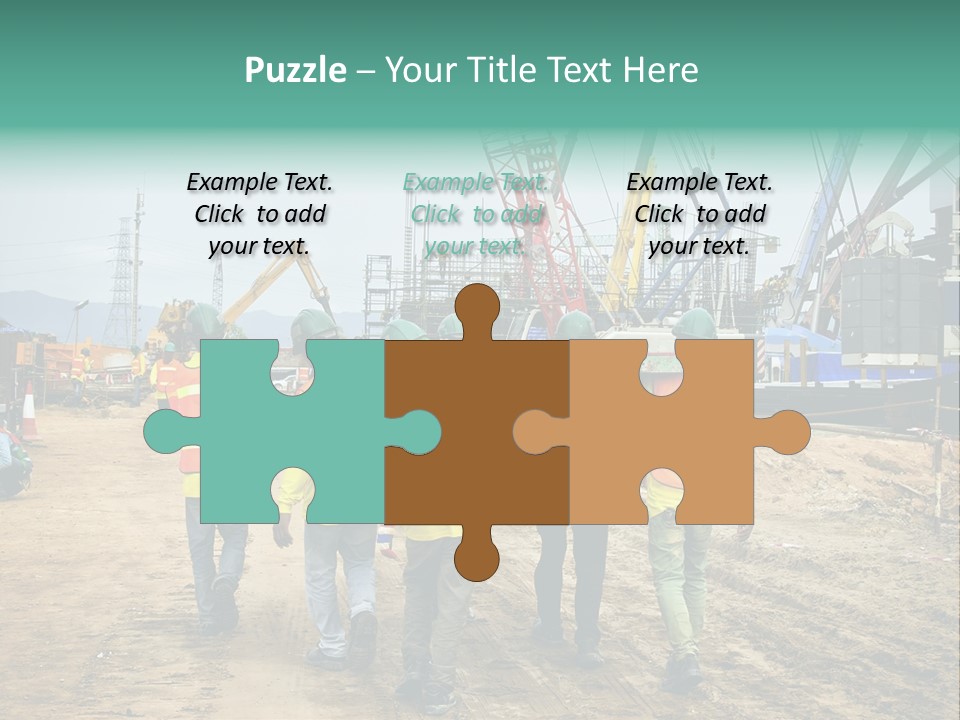 Site Unity Crane PowerPoint Template