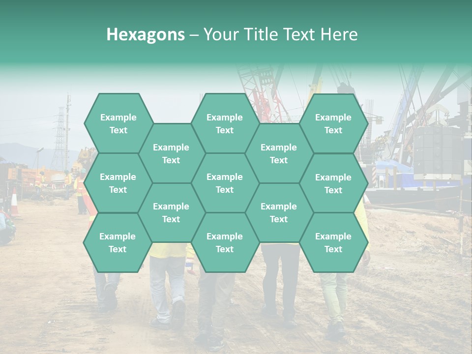 Site Unity Crane PowerPoint Template