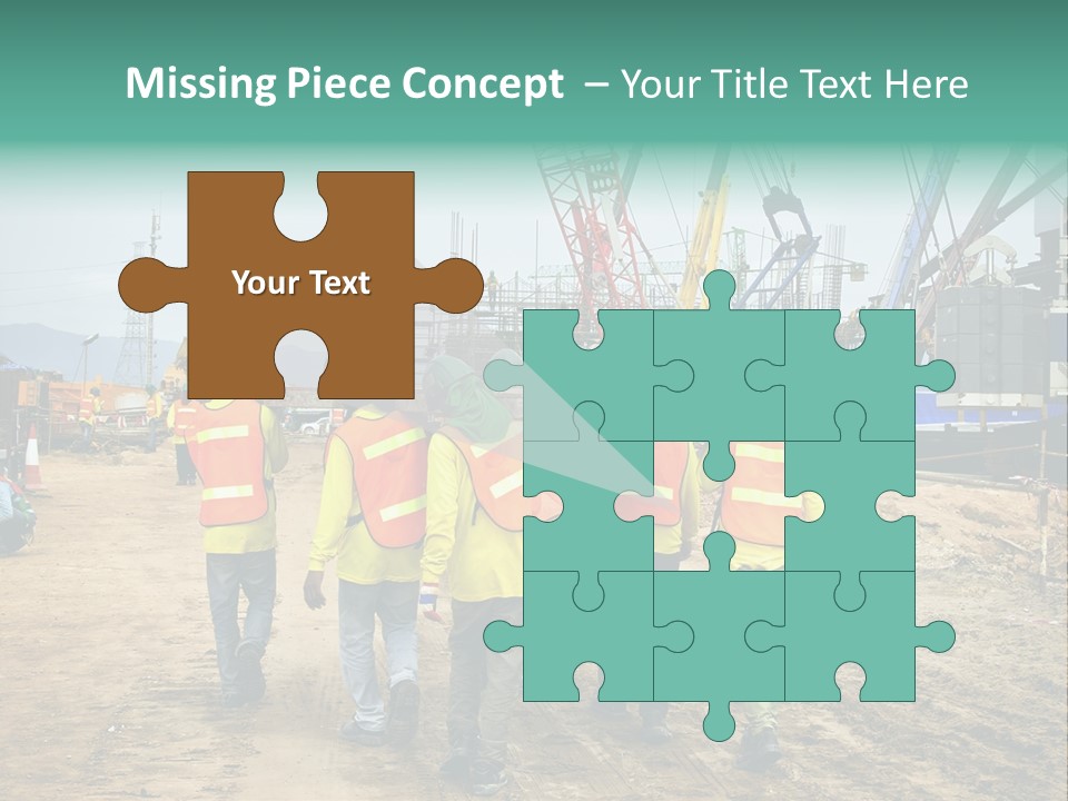 Site Unity Crane PowerPoint Template