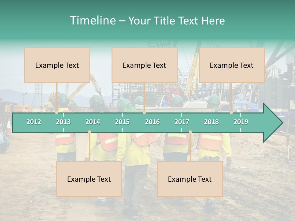 Site Unity Crane PowerPoint Template