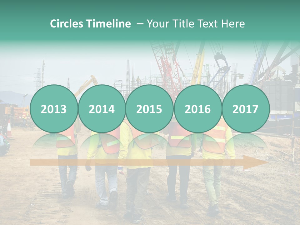 Site Unity Crane PowerPoint Template