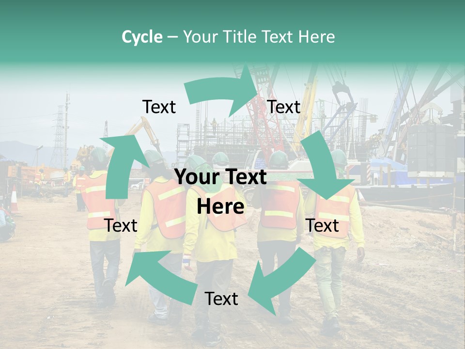 Site Unity Crane PowerPoint Template