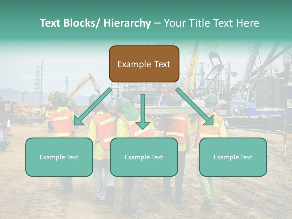 Site Unity Crane PowerPoint Template