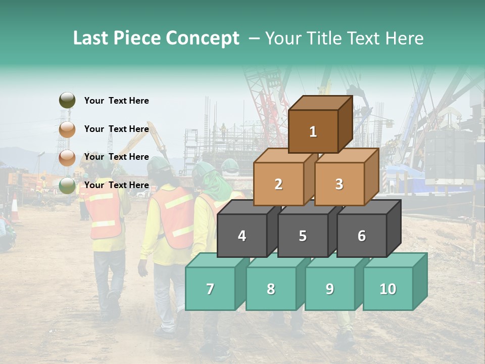 Site Unity Crane PowerPoint Template
