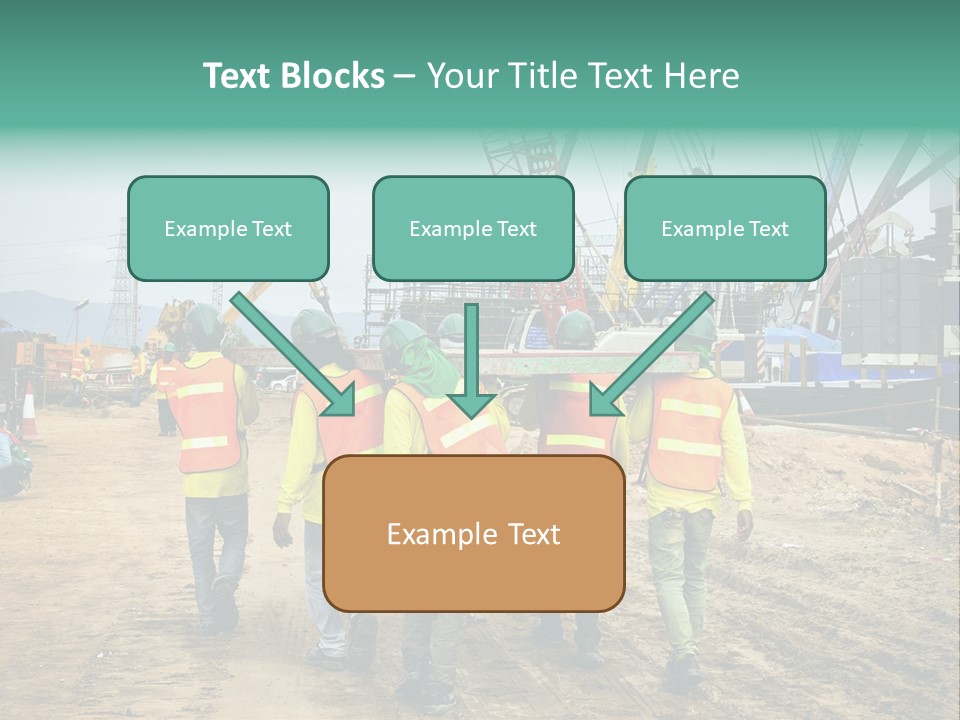 Site Unity Crane PowerPoint Template